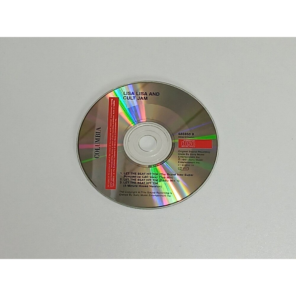 Lisa Lisa & Cult Jam - Let The Beat Hit 'Em CD Single 1991 Dance Columbia